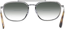 Aviator Gunmetal Ray-Ban 3708 w/ Gradient Bifocal Reading Sunglasses View #4