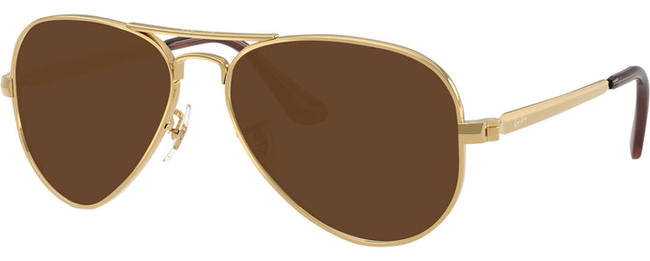 Aviator Arista Gold Ray-Ban 3925 Progressive Reading Sunglasses View #1