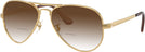 Aviator Arista Gold Ray-Ban 3925 w/ Gradient Bifocal Reading Sunglasses View #1
