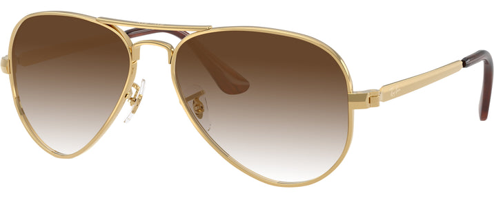 Aviator Arista Gold Ray-Ban 3925 w/ Gradient Progressive Reading Sunglasses View #1