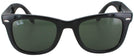 Wayfarer Black Crystal Ray-Ban 4105 Sunglasses View #2