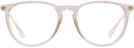 Round TRANPARENT LIGHT BROWN/GRADIENT BROWN Ray-Ban 4171 Computer Style Progressive View #2