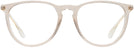 Round TRANPARENT LIGHT BROWN/GRADIENT BROWN Ray-Ban 4171 Single Vision Full Frame View #2