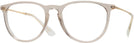 Round TRANPARENT LIGHT BROWN/GRADIENT BROWN Ray-Ban 4171 Single Vision Full Frame View #1