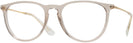 Round TRANPARENT LIGHT BROWN/GRADIENT BROWN Ray-Ban 4171 Single Vision Full Frame View #1