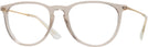 Round TRANPARENT LIGHT BROWN/GRADIENT BROWN Ray-Ban 4171 Computer Style Progressive View #1