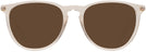 Round TRANPARENT LIGHT BROWN/GRADIENT BROWN Ray-Ban 4171 Progressive No Line Reading Sunglasses View #2