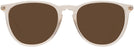 Round TRANPARENT LIGHT BROWN/GRADIENT BROWN Ray-Ban 4171 Progressive Reading Sunglasses View #2