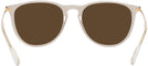 Round TRANPARENT LIGHT BROWN/GRADIENT BROWN Ray-Ban 4171 Progressive No Line Reading Sunglasses View #4