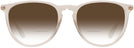 Round TRANPARENT LIGHT BROWN/GRADIENT BROWN Ray-Ban 4171 w/ Gradient Bifocal Reading Sunglasses View #2