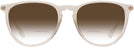 Round TRANPARENT LIGHT BROWN/GRADIENT BROWN Ray-Ban 4171 w/ Gradient Bifocal Reading Sunglasses View #2