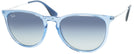 Round Trans Blue Ray-Ban 4171 View #1