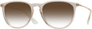 Round TRANPARENT LIGHT BROWN/GRADIENT BROWN Ray-Ban 4171 w/ Gradient Progressive Reading Sunglasses View #1