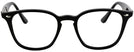 Square Black Ray-Ban 4258 Single Vision Full Frame View #2