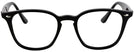 Square Black Ray-Ban 4258 Progressive No-Lines View #2