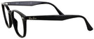 Square Black Ray-Ban 4258 Progressive No-Lines View #3