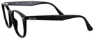 Square Black Ray-Ban 4258 Single Vision Full Frame View #3