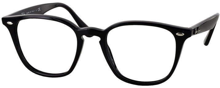 Square Black Ray-Ban 4258 Single Vision Full Frame View #1