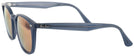 Square Opal Azure Ray-Ban 4258 Sunglasses View #3