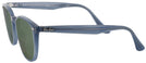 Square Opal Azure Ray-Ban 4258 Progressive Reading Sunglasses View #3