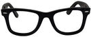 Wayfarer Shiny Black Ray-Ban 4340V Progressive No-Lines View #2