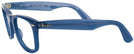 Wayfarer Blue Ray-Ban 4340V Progressive No-Lines View #3