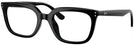Square Black Ray-Ban 4439D Computer Style Progressive View #1