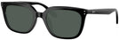 Square Black Ray-Ban 4439D Progressive Reading Sunglasses View #1