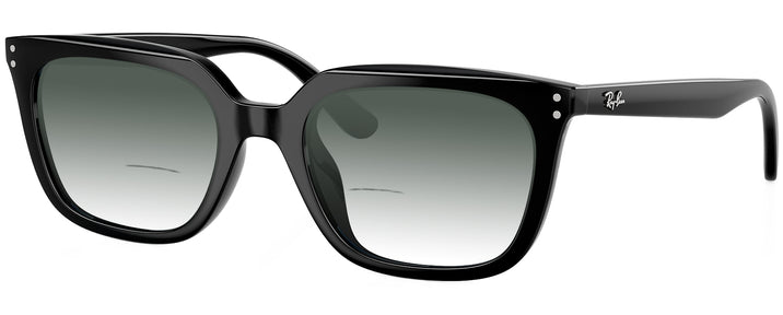 Square Black Ray-Ban 4439D w/ Gradient Bifocal Reading Sunglasses View #1