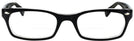 Rectangle Black on Transparent Ray-Ban 5150 Bifocal View #2