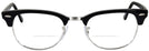 ClubMaster Shiny Black Ray-Ban 5154L Clubmaster Optics Bifocal View #2