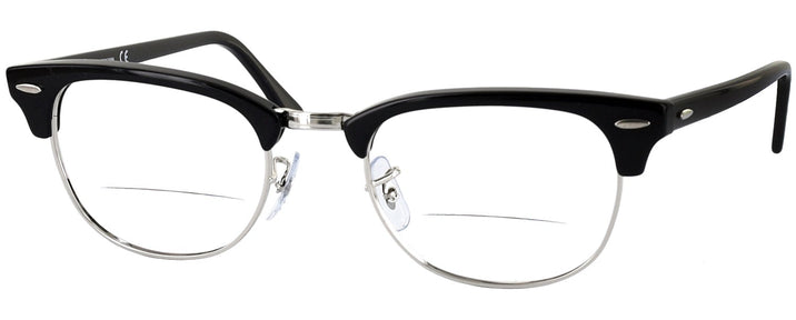 ClubMaster Shiny Black Ray-Ban 5154L Clubmaster Optics Bifocal View #1