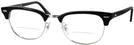ClubMaster Shiny Black Ray-Ban 5154L Clubmaster Optics Bifocal View #1