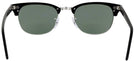 ClubMaster Shiny Black Ray-Ban 5154L Clubmaster Optics Progressive Reading Sunglasses View #4
