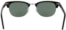 ClubMaster Shiny Black Ray-Ban 5154L Clubmaster Optics Bifocal Reading Sunglasses View #4