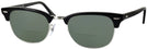 ClubMaster Shiny Black Ray-Ban 5154L Clubmaster Optics Bifocal Reading Sunglasses View #1