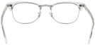ClubMaster Crystal Clear Ray-Ban 5154L Clubmaster Optics Single Vision Full Frame View #4