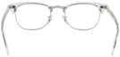 ClubMaster Crystal Clear Ray-Ban 5154L Clubmaster Optics Computer Style Progressive View #4