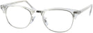 ClubMaster Crystal Clear Ray-Ban 5154L Clubmaster Optics Computer Style Progressive View #1