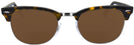 ClubMaster Dark Havana Ray-Ban 5154L Clubmaster Optics Progressive Reading Sunglasses View #2