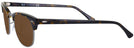 ClubMaster Dark Havana Ray-Ban 5154L Clubmaster Optics Bifocal Reading Sunglasses View #3