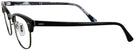 ClubMaster Black On Text Camuflage Ray-Ban 5154L Clubmaster Optics Single Vision Full Frame View #3