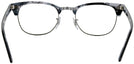 ClubMaster Black On Text Camuflage Ray-Ban 5154L Clubmaster Optics Single Vision Full Frame View #4