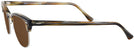 ClubMaster Stripped Brown/Grey Ray-Ban 5154L Clubmaster Optics Bifocal Reading Sunglasses View #3