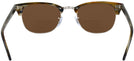 ClubMaster Stripped Brown/Grey Ray-Ban 5154L Clubmaster Optics Bifocal Reading Sunglasses View #4
