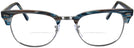 ClubMaster Stripped Blue/Grey Ray-Ban 5154L Clubmaster Optics Bifocal View #2