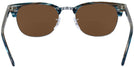 ClubMaster Stripped Blue/Grey Ray-Ban 5154L Clubmaster Optics Bifocal Reading Sunglasses View #4