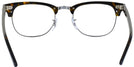 ClubMaster Dark Havana Ray-Ban 5154L Clubmaster Optics Single Vision Full Frame View #4