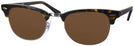 ClubMaster Dark Havana Ray-Ban 5154 Progressive Reading Sunglasses View #1