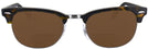 ClubMaster Dark Havana Ray-Ban 5154 Bifocal Reading Sunglasses View #2